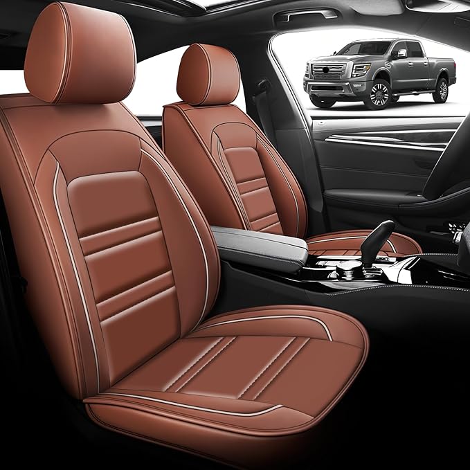 Seat Cover for Nissan Car Titan 2004-2024 | Car Seat Covers Front Seats - Image 2