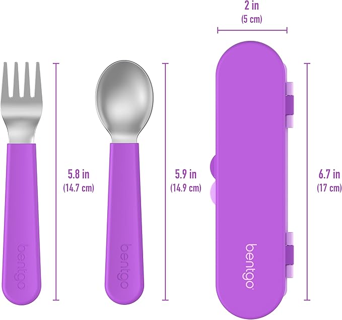 Bentgo® Kids Stainless Steel Utensil Set - Image 5