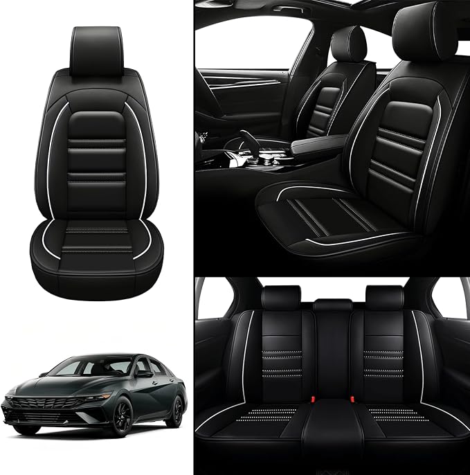 Seat Covers for Hyundai Car Elantra 2001-2025 | 5-Seats Leather Seat Covers - Image 2