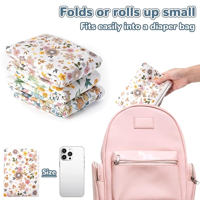 Baby Diaper Changing Pad – 31.5" x 21.5" Extra Large Waterproof Absorbent - Image 5
