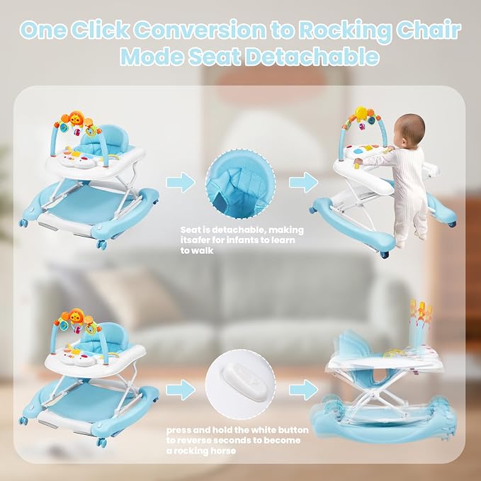 Baby Walker, 5-in-1 Baby Walkers - Image 5