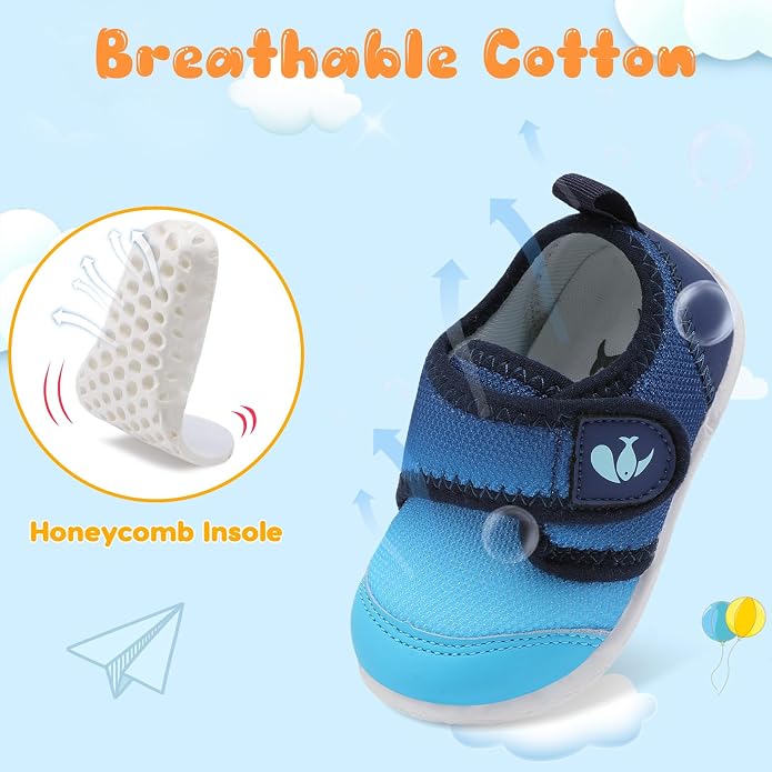 FEETCITY Baby First Walking Shoes Boys Girls Infant Sneakers Crib Shoes - Image 4