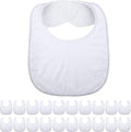 Geyoga 20 Pieces Sublimation Blanks White Bibs by Geyoga