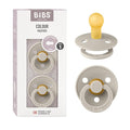 BIBS Pacifiers Colour Collection | Natural Rubber Baby Pacifier | Round Nipple by BIBS