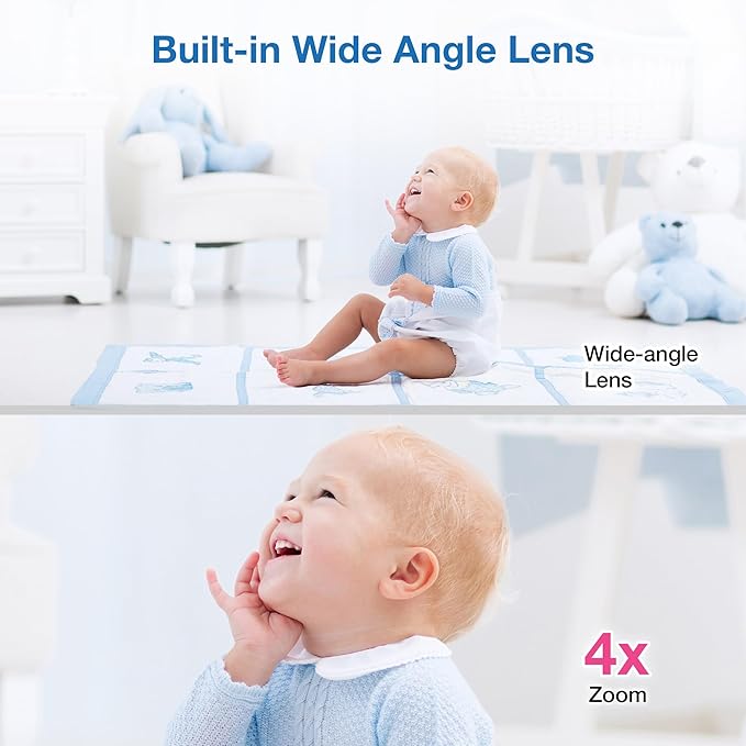 VTech Upgraded Smart WiFi Baby Monitor, 1080p FHD Camera and 5" HD IPS Display - Image 11
