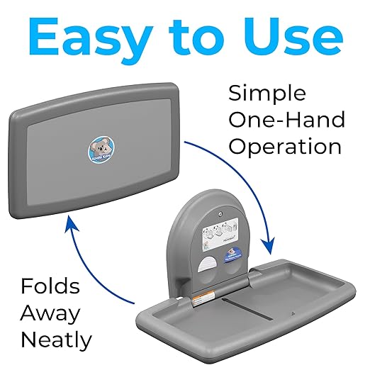 Koala Kare Surface-Mounted Horizontal Baby Changing Station, Model KB300-01 - Image 5