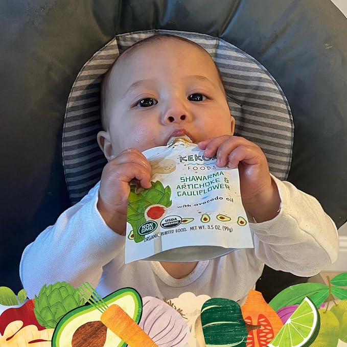 Kekoa Foods Shawarma, Artichoke & Cauliflower Baby Food Purée | 100% USDA - Image 6