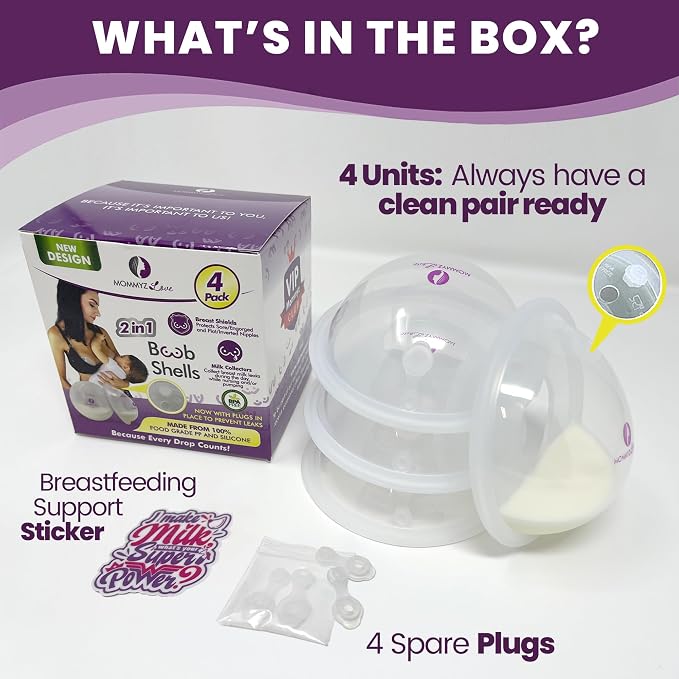 Mommyz Love Breast Shells & Milk Catcher - Image 2