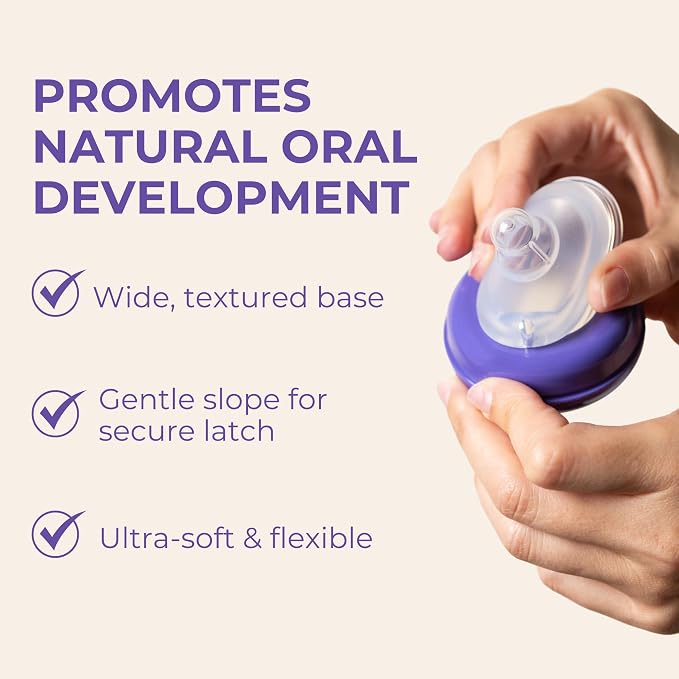 Lansinoh NaturalWave Baby Bottle Nipples, Medium Flow, Size M, 3+ Months - Image 3