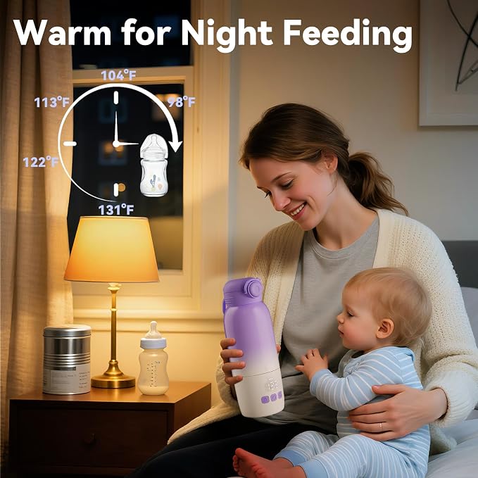 Portable Bottle Warmer for Travel: Large 12oz Capacity - Image 5