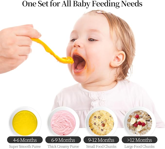 Baby Food Maker Mini Cute and Small Food Processor Puree Blender Grinder - Image 4