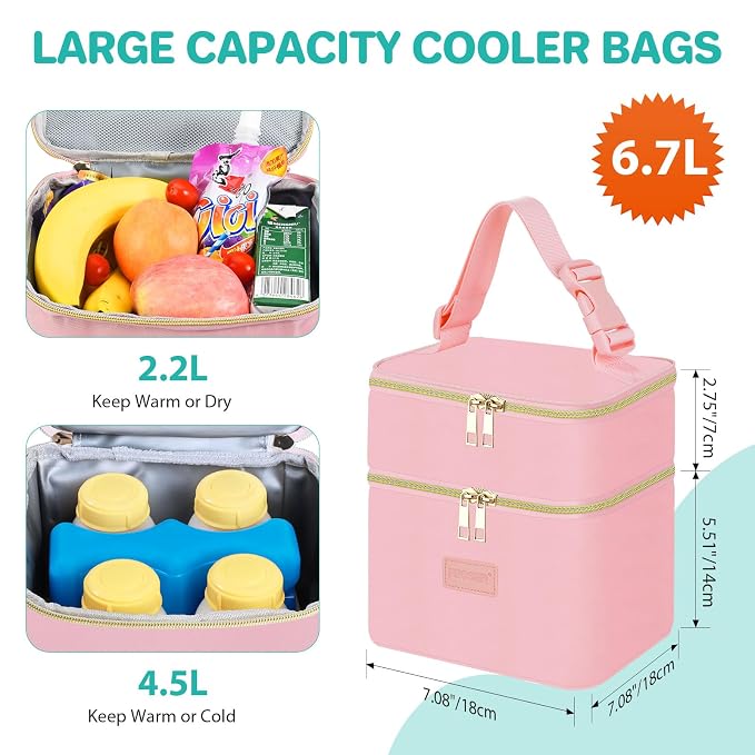 PIIOSER Breast Milk Storage Cooler Bag - Image 4