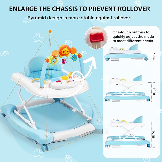 Baby Walker, 5-in-1 Baby Walkers - Image 7
