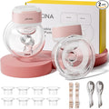 Wearable Breastfeeding Pump Hands Free of Long Battery Life, Portable Electric by LUCINA