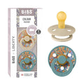BIBS Colour Liberty Soother 2-Pack, BPA Free Dummy Pacifier, Round Nipple. by BIBS