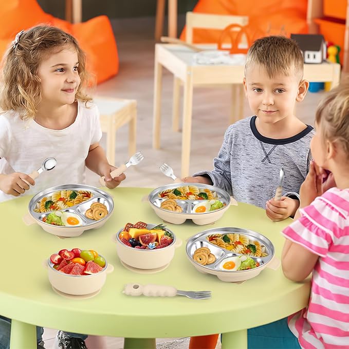 Stainless Steel Baby Plate and Bowl - Image 7