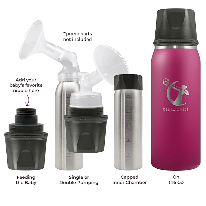 Ceres CHILL OG Breastmilk Chiller & Warmer – 12–34oz Portable Breast Milk Cooler - Image 2