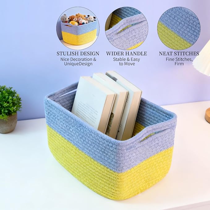 Hopegiver 3 Pack Storage Baskets - Image 3