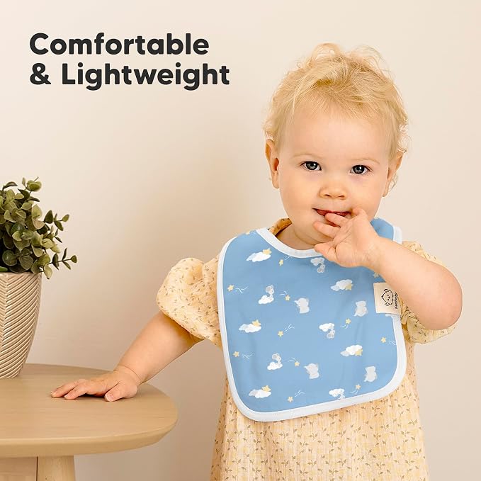 KeaBabies 8-Pack Organic Baby Bibs - Image 5