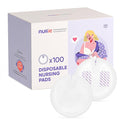 Nuliie Super Absorbent & Featherlight Disposable Nursing Pads 100 Count by nuliie