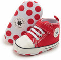 Meckior Baby Girls Boys Canvas Sneakers Soft Sole High-Top Ankle Infant First by Meckior