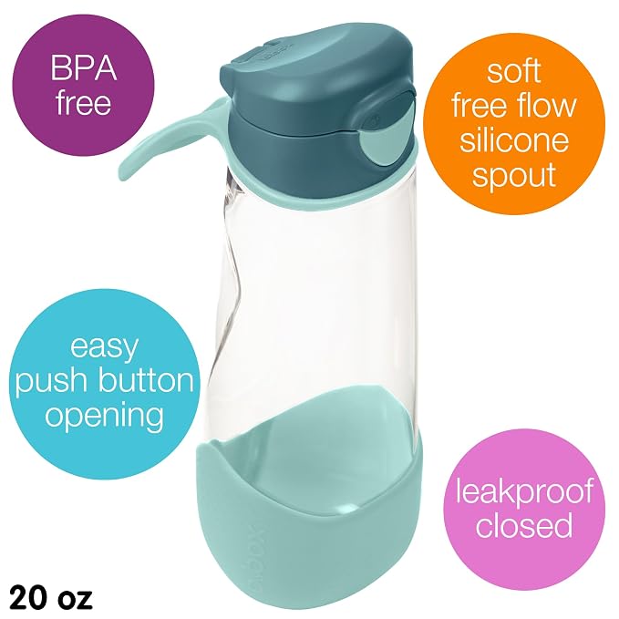 b.box 20 oz Sport Spout Kids Water Bottle - Image 3