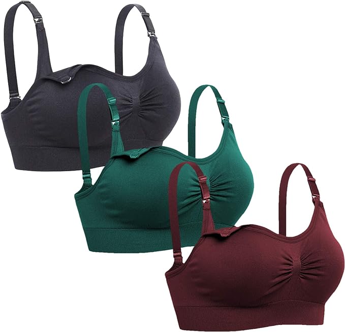 Lataly Womens Seamless Nursing Bra Sleeping Maternity Bralette by Lataly