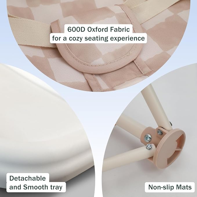 Tiny Marvels Portable 3-in-1 Baby Chair, Cozy Booster Seat, Baby Seat - Image 3