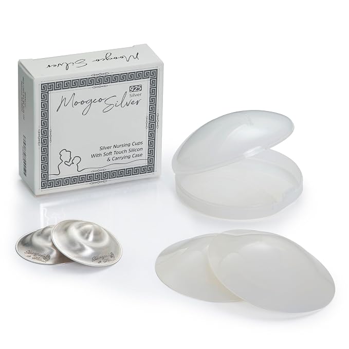 The Original Silver Nursing Cups by MOOGLLC