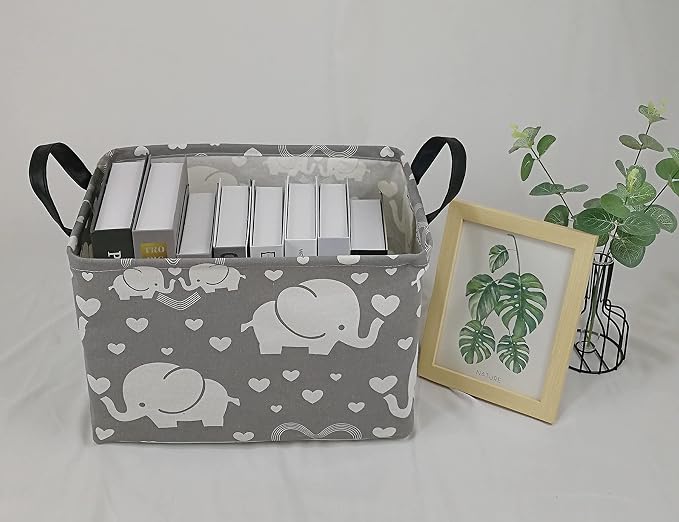 Rectangle Kids Gift Storage Basket Shelf Storage Basket Organizer Box Clothes - Image 4