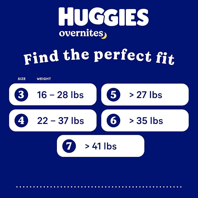 Huggies Overnites Size 7 Overnight Diapers, 32 Ct - Image 7