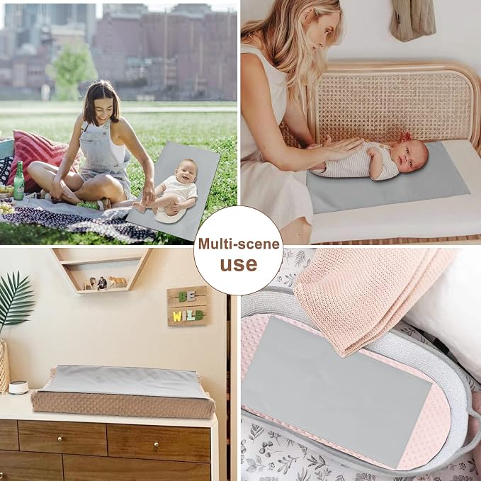 Owlowla Baby Diaper Changing Pad Portable Changing Mat Travel Changing Pad Liner - Image 5
