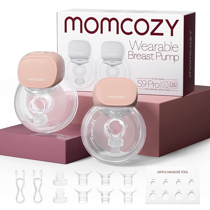 Momcozy S9 Pro Upgraded Wearable Breast Pump, Hands-Free Design by Momcozy