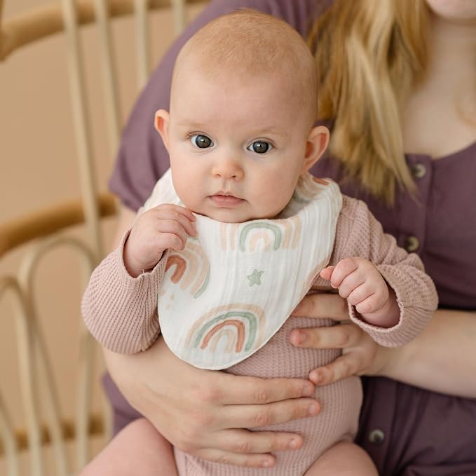 Crane 100% Cotton Baby Bib Set - Image 6
