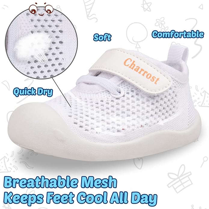 Baby First-Walking Shoes 1-4 Years Kid Shoes Trainers Toddler Infant Boys Girls - Image 2
