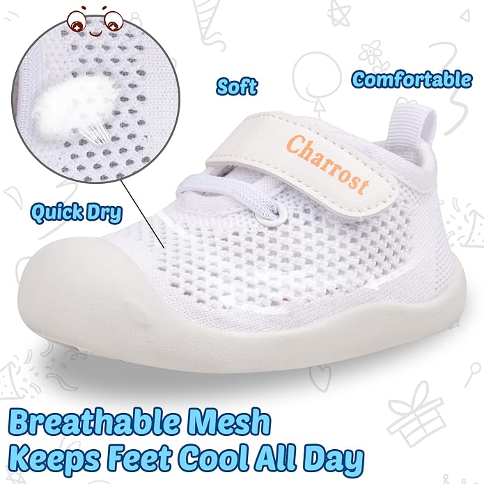 Baby First-Walking Shoes 1-4 Years Kid Shoes Trainers Toddler Infant Boys Girls - Image 2
