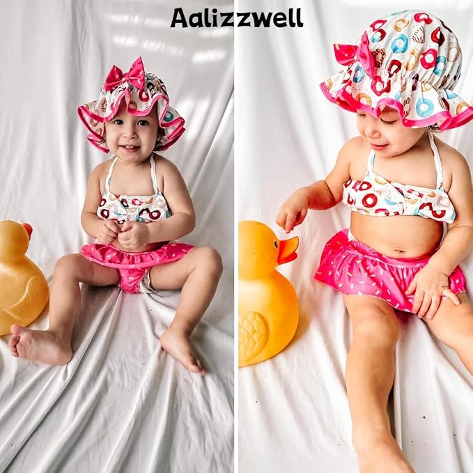 Aalizzwell Baby Girl 2-Piece Bikini Swimsuit - Image 3