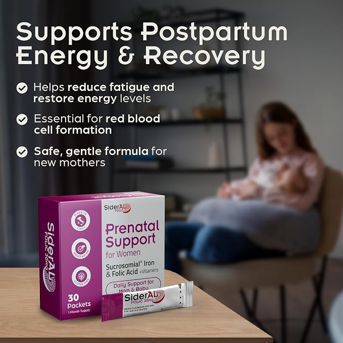 SiderAL Prenatal Vitamins for Women | Clinically Proven Iron Supplement for - Image 6
