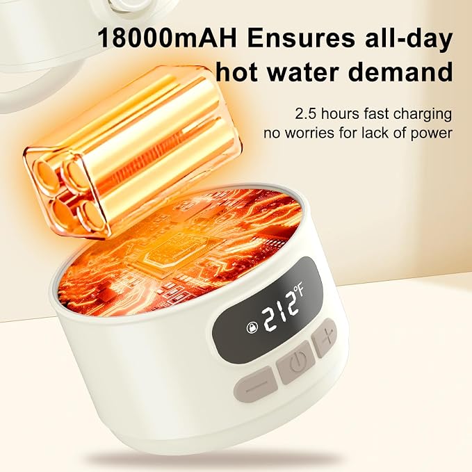 Portable Bottle Warmer for Travel Portable Milk Warmer for Baby Travel - Image 3