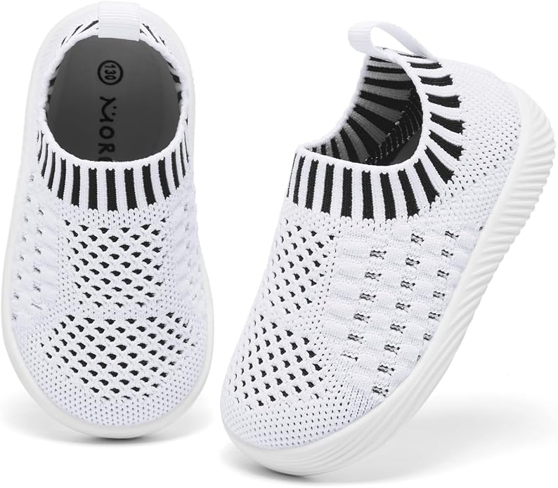 MORENDL Baby Toddler Walking Socks Non-Slip Breathable Unisex Casual Sneakers - Image 2