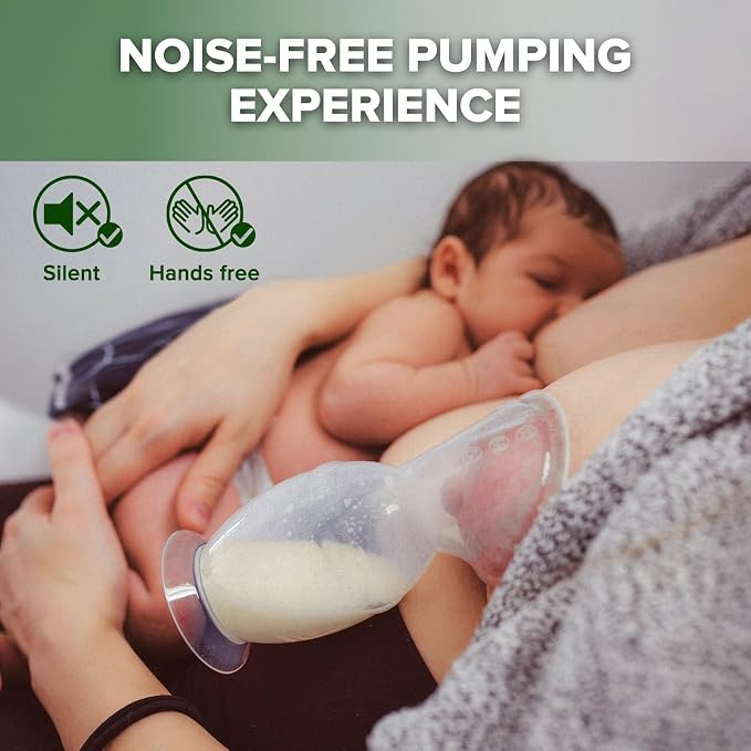 haakaa Manual Breast Pump & Silicone Cap Combo - Image 5