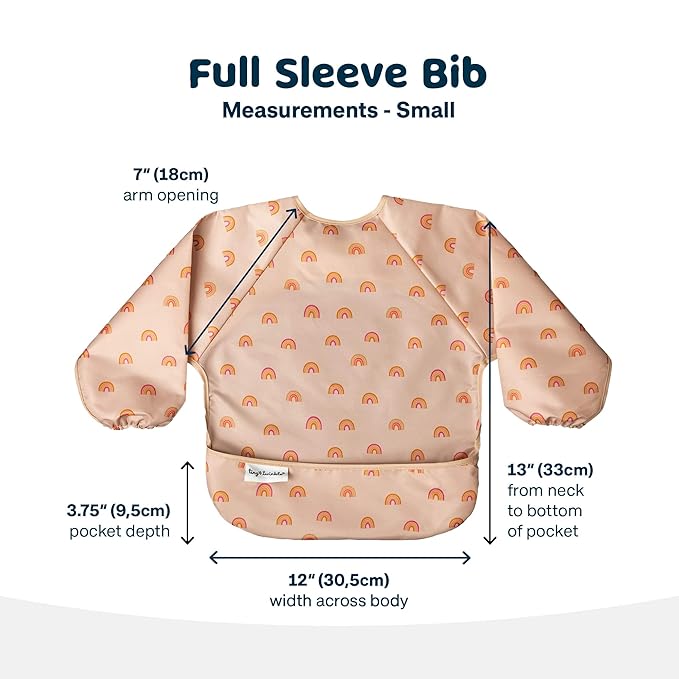 Tiny Twinkle Long Sleeve Bib for Babies & Toddlers – Waterproof Smock Bib for - Image 6
