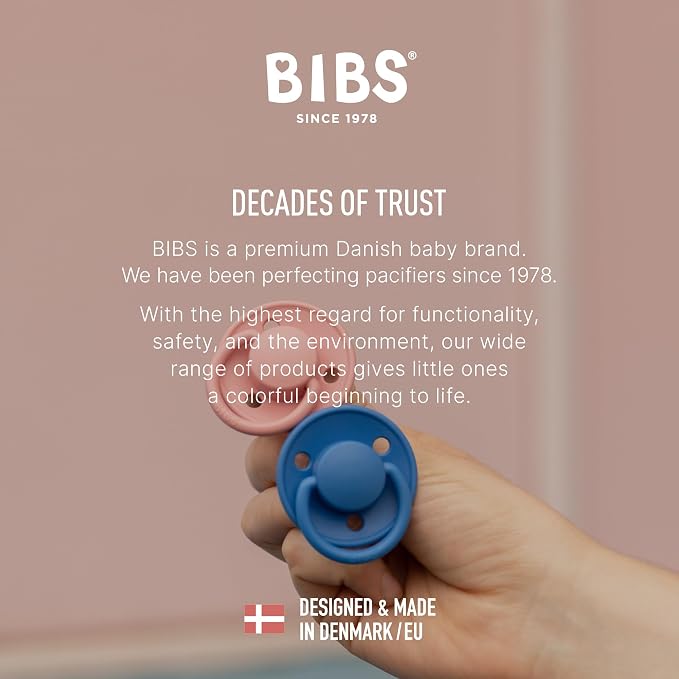 BIBS Pacifiers - De Lux Collection | BPA-Free Baby Pacifier | Made in Denmark | - Image 7