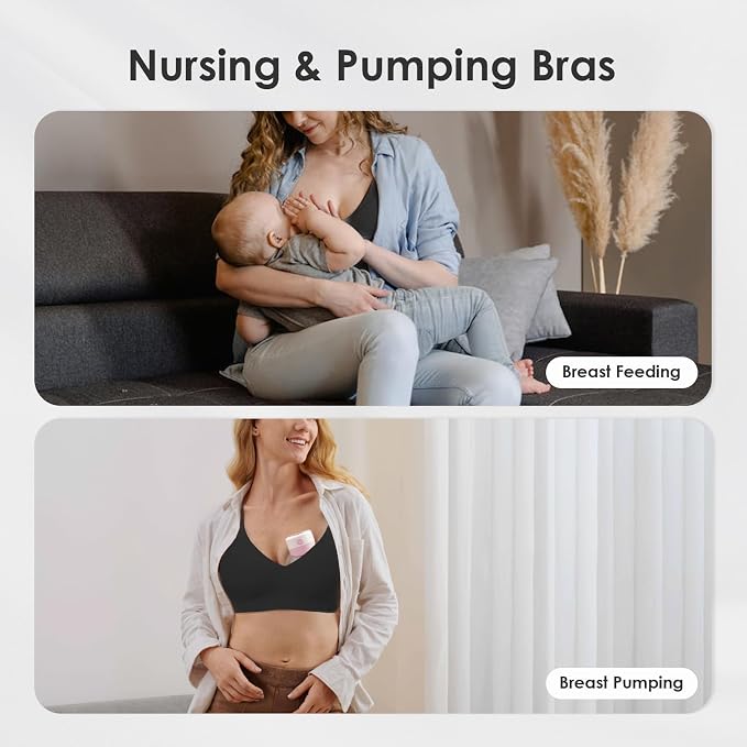 As Fairy Seamless Nursing Bras for Breastfeeding Soft Wireless Sleep Maternity - Image 5