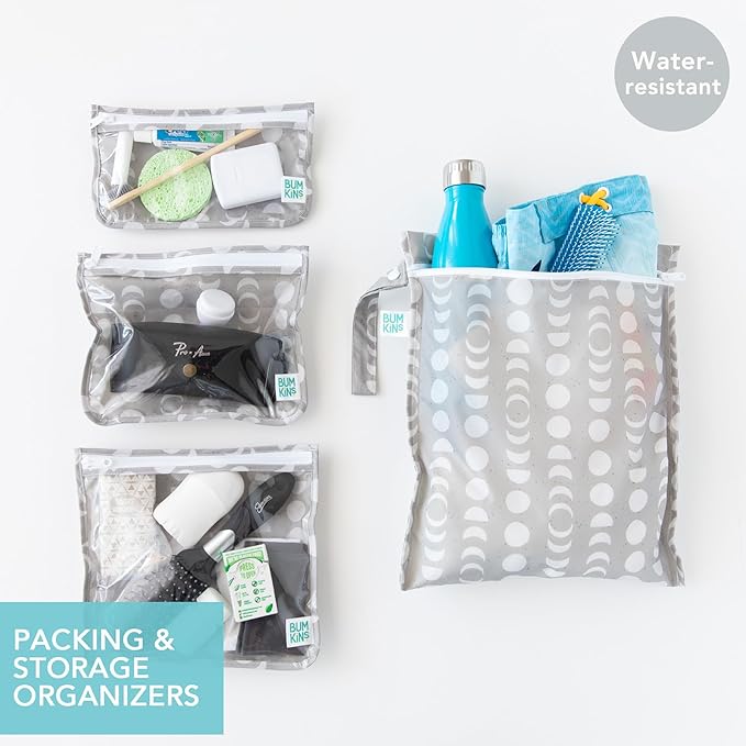 Bumkins - Waterproof Wet Bag & Clear Travel Bags - - Image 2