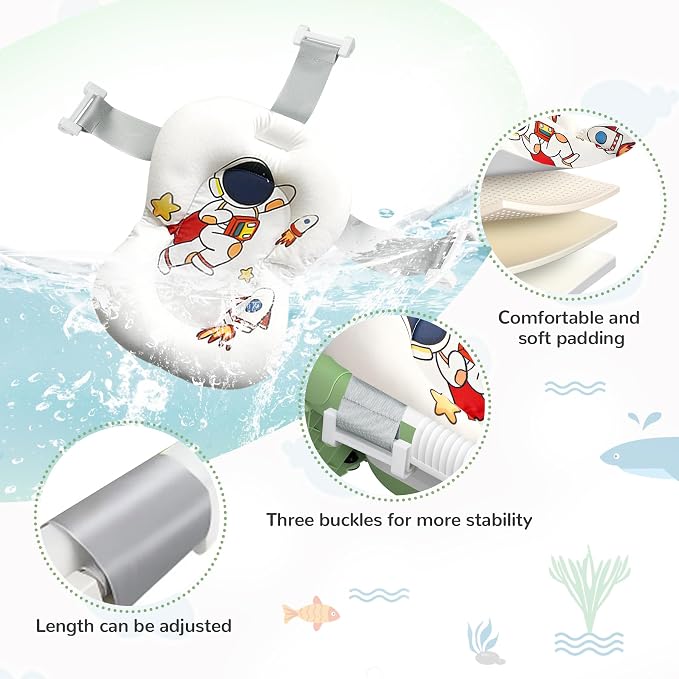Collapsible Baby Bathtub for Newborn to Toddler, Portable Baby Bath Tub for - Image 3