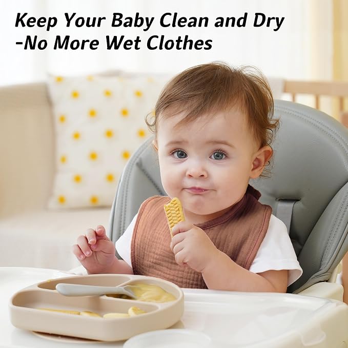 Muslin Baby Bibs Cotton Baby Drool Bandana Bibs - Image 4