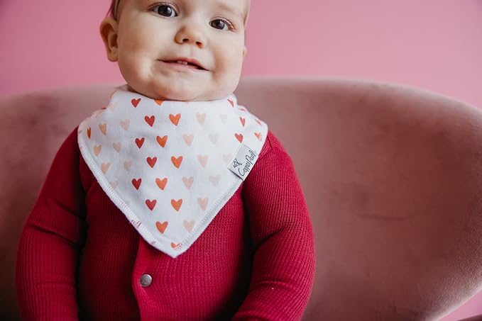 Copper Pearl 4 Pack Soft Cotton Baby Bibs - Image 5