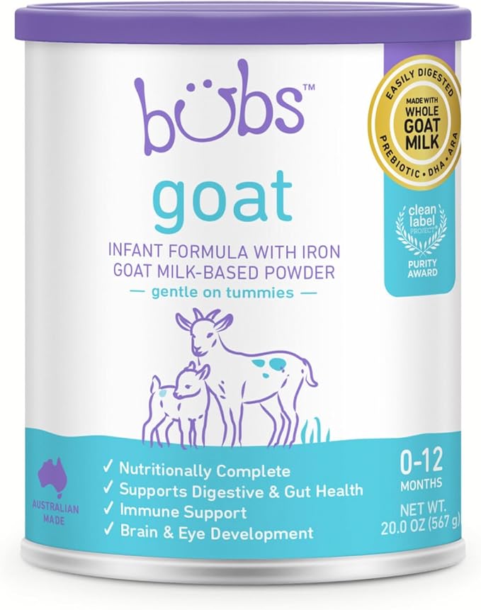 Bubs Whole Goat Milk Formula by AussieBubs