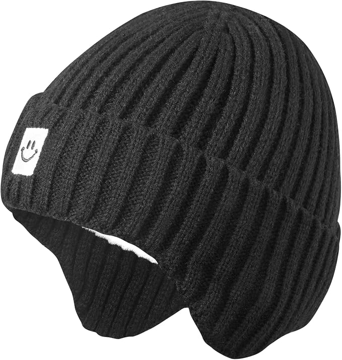 MaxNova Baby Winter Hat Toddler Beanie Hat Earflap Knit Cap by MaxNova